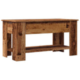 Coffee Table Old Wood 101x49x52 cm Engineered Wood 856926