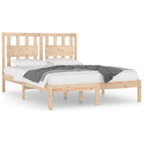 3103928 Bed Frame without Mattress Solid Wood 120x200 cm