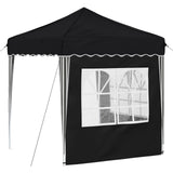 Pop-up Party Tent 195 x 195 x 245 cm Anthracite Oxford Fabric 42019726
