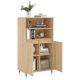 Highboard Sonoma Oak 60x36x110 cm Engineered Wood 831479
