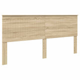 Bed Frame with Headboard Sonoma 200 x 200 cm Solid Pine Wood 3410967