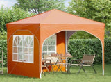 Pop-up Party Tent 192 x 192 x 245 cm Orange 42019833