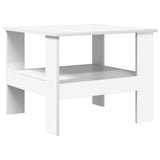 Coffee Table White 57 x 55 x 45 cm Engineered Wood 8000244