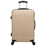 Suitcase with Lock 3 pcs Champagne 50 x 31 x 78 cm ABS Plastic 42006257