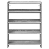 Shoe Rack Grey Sonoma 60x25x81 cm Engineered Wood 859883