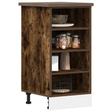 Bottom Cabinet Riga Smoked Oak 40x44.5x81.5 cm Engineered Wood 854206