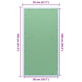 Access Panel Green and Silver 55 x 105 cm 4018463
