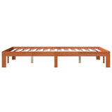 Bed Frame without Mattress Wax Brown 140x200 cm Solid Wood Pine 844171