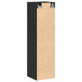Wall TV Cabinet Black Oak 30.5 x 30 x 110 cm Engineered Wood 862572