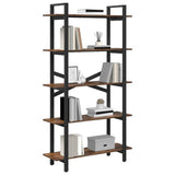 Bookshelf Smoked Oak 100 x 33.5 x 178 cm Engineered Wood 883936