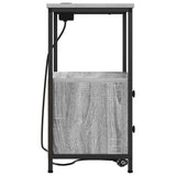Bedside Cabinet with Drawer 2 pcs Grey Sonoma 40 x 31 x 60 cm 859447