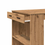 Bar Table Artisian Oak 102x70x103.5 cm Engineered Wood 3309329