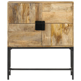 Highboard 80x30x95 cm Solid Rough Wood Mango 351713