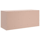 TV Cabinet Pink 99x39x44 cm Steel 841686