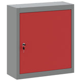 Tool Cabinet with Shelf Red and Grey 50 x 20 x 55 cm Steel 4103470