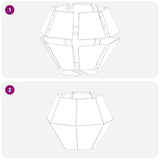Planter 2 pcs Anthracite 50 x 50 x 40 cm Steel 884057