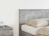 Headboard Concrete Grey Engineered wood 888444