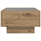 Coffee Table Artisan oak 50 x 50 x 30 cm Engineered wood 879660