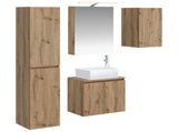 Bathroom Cabinet Set 5 pcs Artisan Oak 50 x 14.5 x 70 cm 3407318