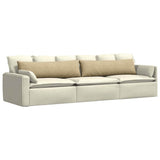 Sofa Pillows 2 pcs Grey Green 145 x 40 cm Corduroy Fabric 42013864