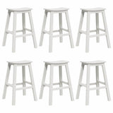 Garden Bar Set 6 pcs White HDPE 3335807