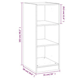 Wardrobe Sonoma Oak 48x41x102 cm Engineered Wood 840830