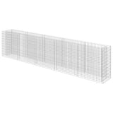 Gabion Raised Bed Galvanised Steel 450x50x100 cm 143564