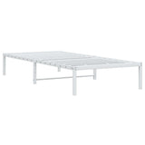 Metal Bed Frame without Mattress White 90x200cm 373666