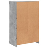 Sideboard with LED Lights Concrete Grey 60.5x37x100 cm 836710