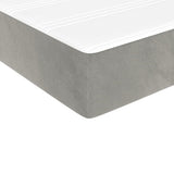 Pocket Spring Bed Mattress Medium Light Grey 137x190x20 cm Full 347875