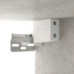 ZNTS 2 Piece Bathroom Cabinet Set Concrete Grey Engineered Wood 3115863