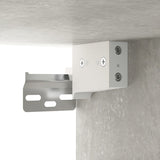 Wall Cabinets 2 pcs Concrete Grey 100x36.5x35 cm Engineered Wood 3115671