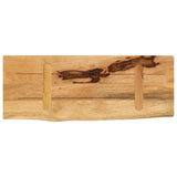 Table Top 80x40x3.8 cm Live Edge Solid Wood Rough Mango 370394