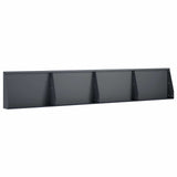 Retaining Wall 4 pcs 60 x 12 x 50 cm Steel Anthracite 3449088
