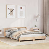 Bed Frame without Mattress 160x200 cm Solid Wood Pine 850722