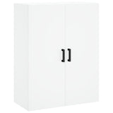 Highboard White 69.5x34x180 cm Engineered Wood 3198145