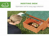 PawHut Chicken Coop, Wooden Hen House with Nesting Box, Pull-Out Tray, Sliding Window, Waterproof T3398P555003