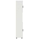 Bathroom Cabinet White 30 x 35 x 192 cm Engineered wood & Metal 883334