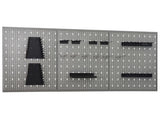 Wall-mounted Peg Boards 3 pcs 40x58 cm Steel 145351