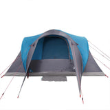 Family Tent Dome 6-Person Blue Waterproof 4009462