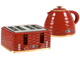 3000W 1.7L Rapid Boil Kettle & 4 Slice Toaster, Kettle and Toaster Set with 7 Browning Controls and T3398P329561