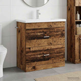 Bathroom Furniture Set Old Wood 81 x 40 x 84.5 cm 3404380