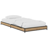 Bed Frame Artisan Oak 80 x 200 cm Engineered Wood 8009148