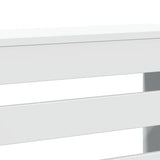 Radiator Cover White 104x20x82 cm Engineered Wood 852690