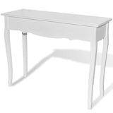 241144 Dressing Console Table White