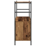Bookshelf Smoked Oak 80 x 30 x 78.5 cm Engineered Wood 862931