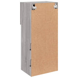 TV Cabinets with LED Lights 2 pcs Grey Sonoma 40.5x30x90 cm 837054