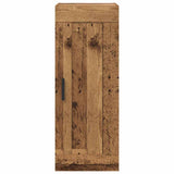 Wall Mounted Cabinet Old Wood 34.5 x 34 x 90 cm Engineered Wood 882439