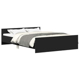 Bed Frame without Mattress Black 120x200 cm 3203741