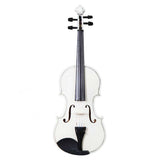 New 4/4 Acoustic Violin Case Bow Rosin White 23313207